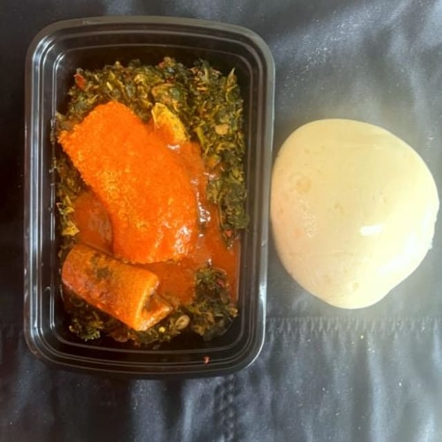 Efo Riro (Vegetables).
