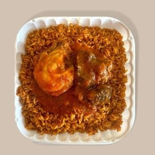 Suya & Jollof rice